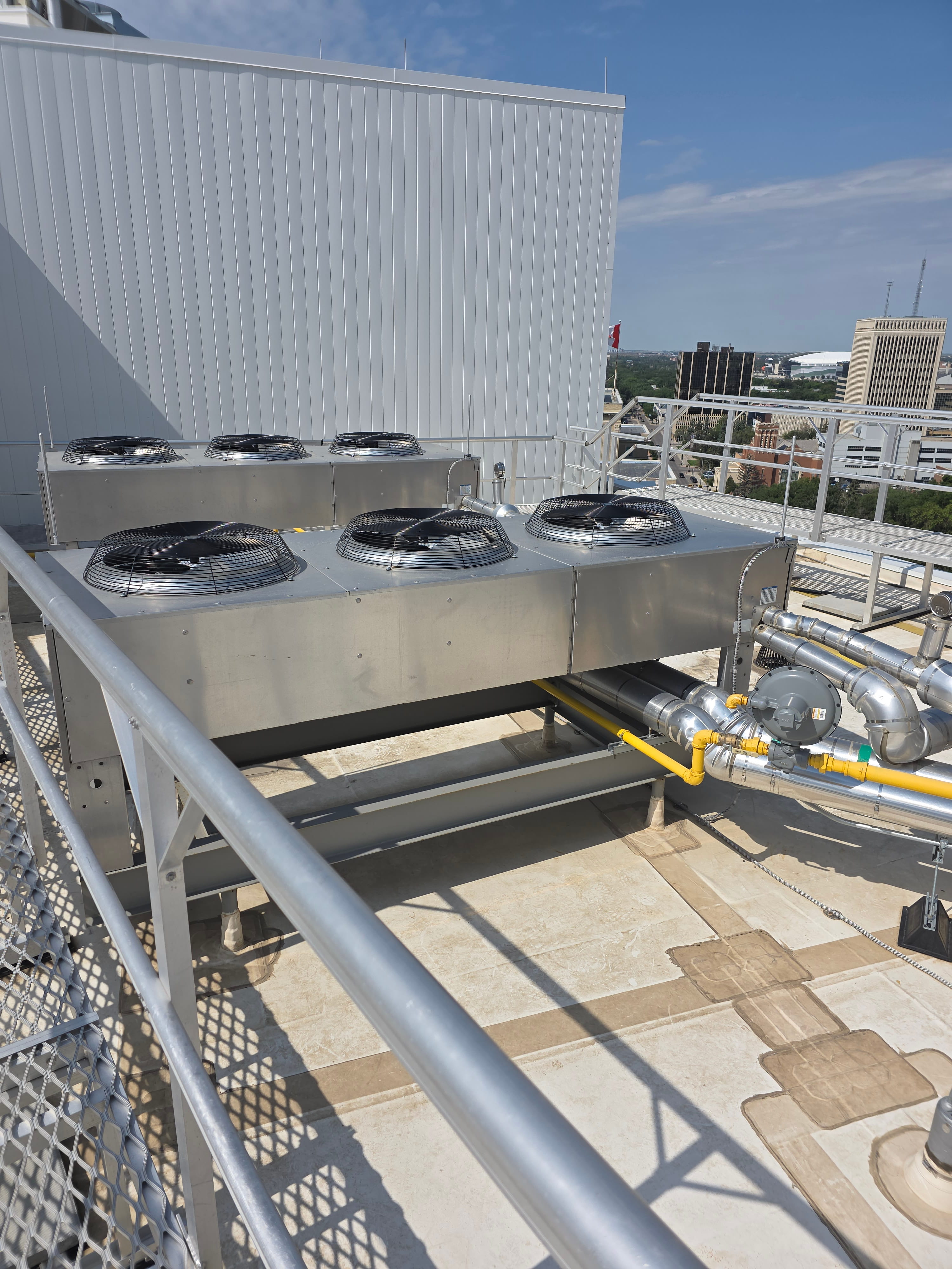 Rooftop HVAC Fluid Cooler Units